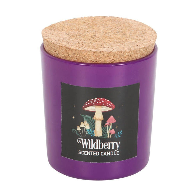 Forest Mushroom Wild berry Candle with Box - Candles by Jones Home & Gifts