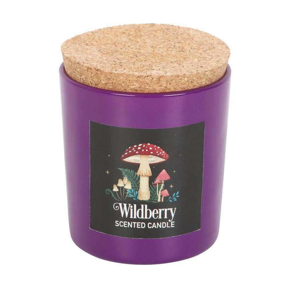 Forest Mushroom Wild berry Candle with Box by Jones Home & Gifts