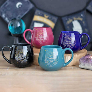Fortune Teller Colour Changing Rounded Mugs - Mugs and Cups by Spirit of equinox