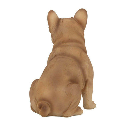 French Bull Dog ornament figurine, side view