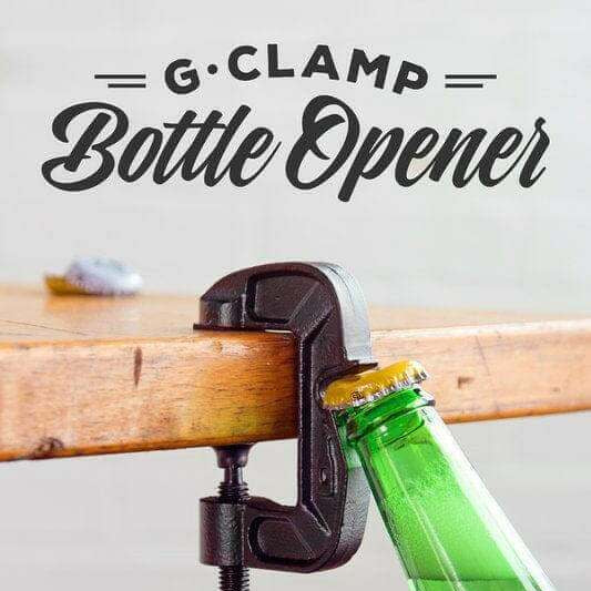 G-Clamp Bottle Opener By Luckies of London for Easy Use by Luckies