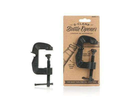 G-Clamp Bottle Opener By Luckies of London for Easy Use by Luckies