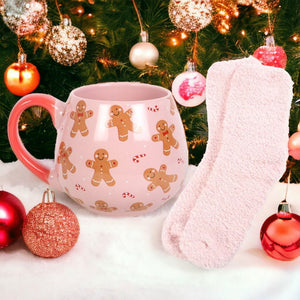Gingerbread Mug and Socks Gift Set - Mugs and Cups by Jones Home & Gifts