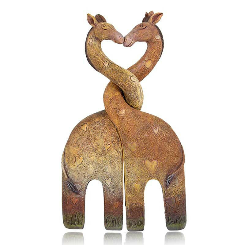 The Fashion Gift Shop: Cute Giraffes Cuddling - Pair of Ornaments by Jones Home & Gifts, Ornaments