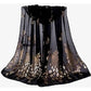 Sheer Pink\Black Peacock Print Scarves - The Fashion Gift Shop by Fashion Scarves