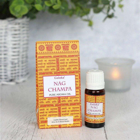 The Fashion Gift Shop: Goloka 10ml Nag Champa Fragrance Oil, Stress Buster by Goloka, Aroma oil