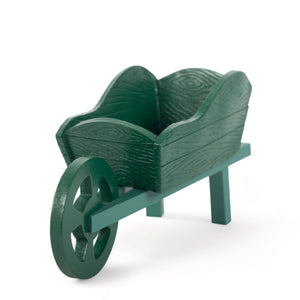 Green Resin Wheelbarrow Planter - Pots and Planters by Jones Home & Gifts