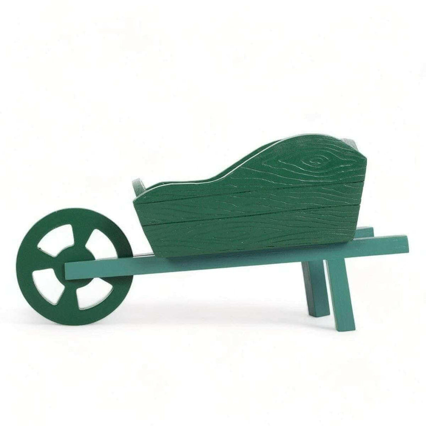 The Fashion Gift Shop: Green Resin Wheelbarrow Planter by Jones Home & Gifts, Pots and Planters