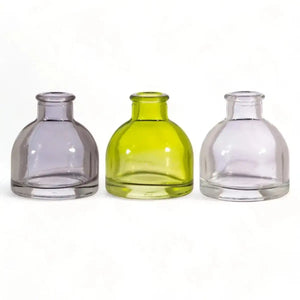 The Fashion Gift Shop: Grey & Green Glass Mini Bud Vases - Set of 3 by Sass and Belle, VASES
