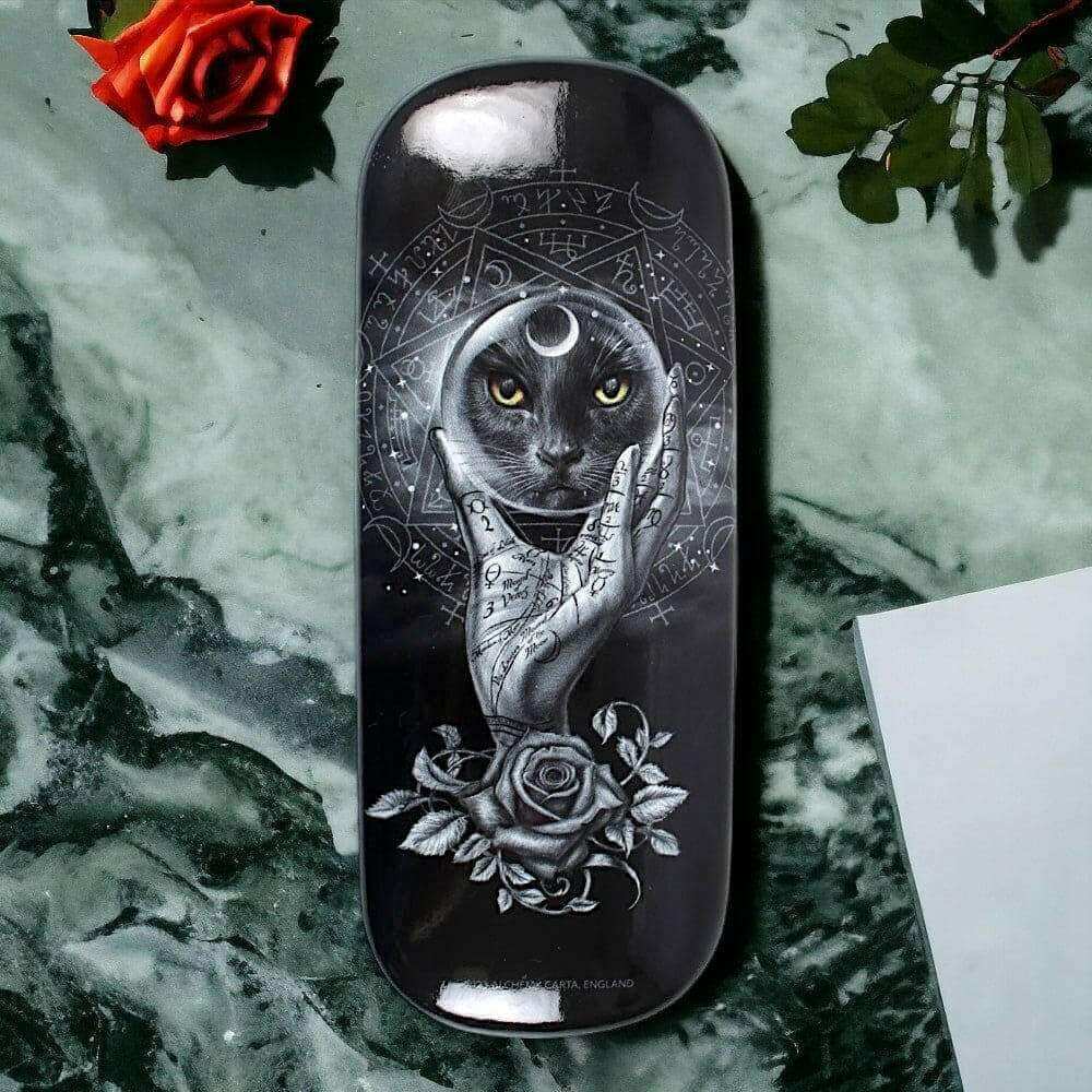 The Fashion Gift Shop: Grimalkin's Black Cat Withcy Glasses Case by Alchemy by Alchemy, Eyewear Cases & Holders