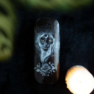 The Fashion Gift Shop: Grimalkin's Black Cat Withcy Glasses Case by Alchemy by Alchemy, Eyewear Cases & Holders