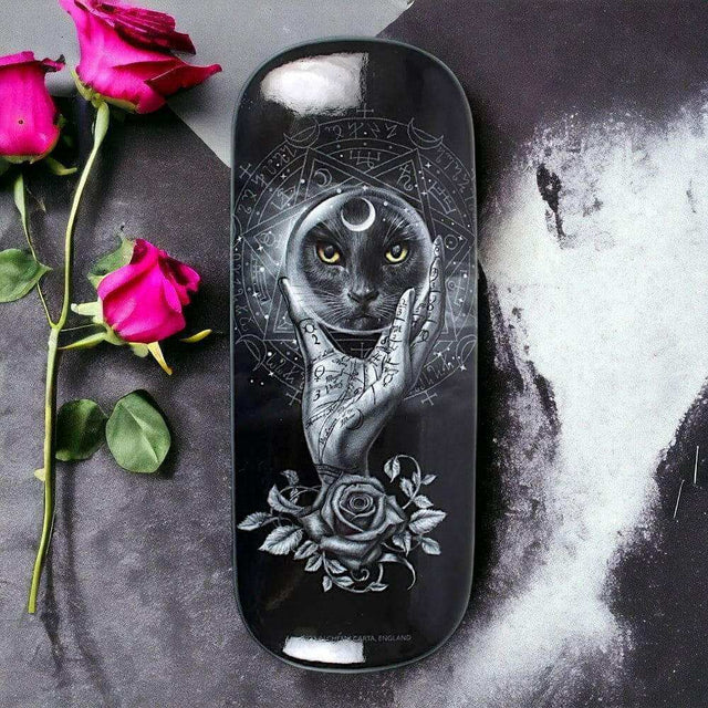 The Fashion Gift Shop: Grimalkin's Black Cat Withcy Glasses Case by Alchemy by Alchemy, Eyewear Cases & Holders