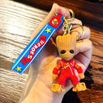Groot Tree Guardians Of The Galaxy 3D Keyrings Figures - Bag Charms & Keyrings by Fashion Accessories