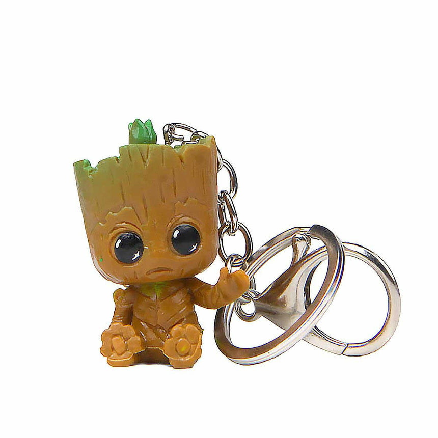 The Fashion Gift Shop: Groot Tree Guardians Of The Galaxy Keyrings Figures by Fashion Accessories, Marvel Gifts