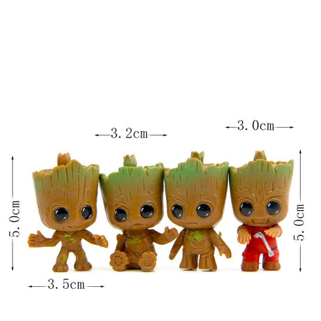 The Fashion Gift Shop: Groot Tree Guardians Of The Galaxy Keyrings Figures by Fashion Accessories, Marvel Gifts