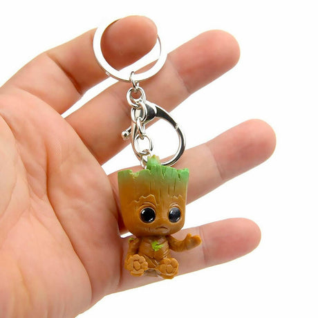 The Fashion Gift Shop: Groot Tree Guardians Of The Galaxy Keyrings Figures by Fashion Accessories, Marvel Gifts
