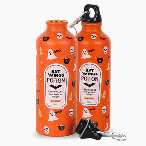 Halloween Witches Brew, Bats Wings Potion Drink Bottles - Water Bottles by Spirit of equinox