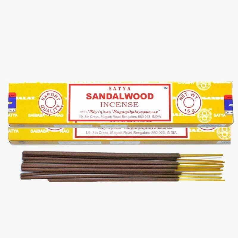 The Fashion Gift Shop: Handmade Sandalwood Incense Sticks, Satya Vegan - Friendly by Satya, Incense Sticks