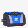 Hanging Toiletry Bag Black Blue Over Night Travel Case - Reduced - Blue