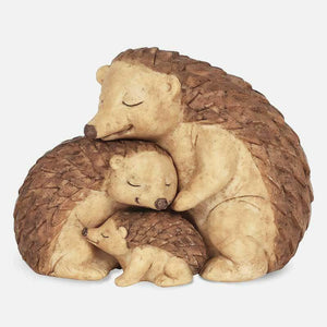 The Fashion Gift Shop: Hedgehog Family Ornaments - Set of 3 by Jones Home & Gifts, Ornaments