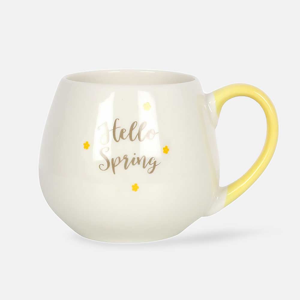Hello Spring Rounded Mug - Mugs and Cups by Jones Home & Gifts