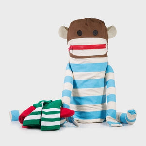 Huggable Sock Monkey Laundry Bag - by Suck UK