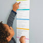 I'm as Big as? - Wall Hight Chart Zero to 6'3 - Discover what you are as tall as - Growth Chart by Luckies Originals