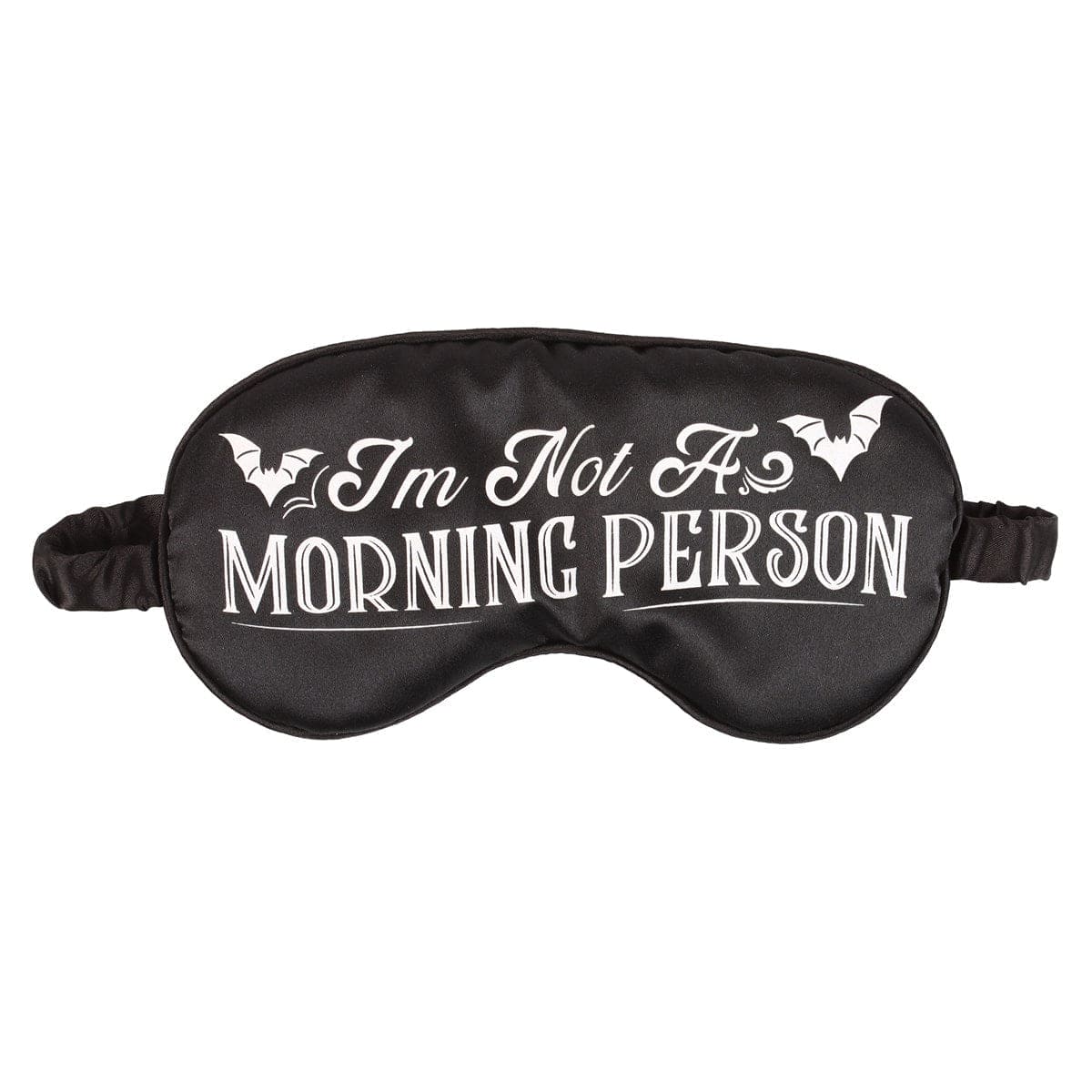 I'm Not a Morning Person Satin Sleep Mask - Sleep Mask by Spirit of equinox