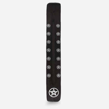 The Fashion Gift Shop: Black Gothic Incense Stick Holder, Ash Catcher Wooden, 6 Styles by Spirit of equinox, Incense Holders