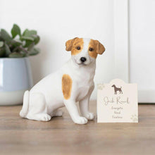 Jack Russell Terrier dog ornament with sentiment card