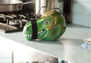 The Fashion Gift Shop: Dinosaur T Rex Lunch Box - Jurassic Dino Storage Case with Carry Handle by Luckies, Lunch Boxes & Totes
