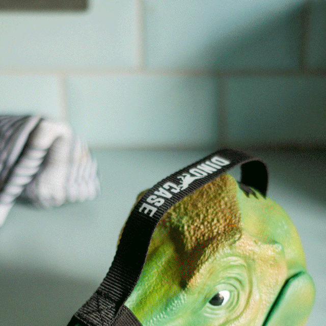 Dinosaur T Rex Lunch Box - Jurassic Dino Storage Case with Carry Handle by Luckies