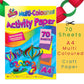 Kids Activity Multicoloured A4 Craft Paper 70 Sheets - Art and Craft by Art box