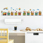 Kids Bedroom Nursery Animal Train Wall Stickers Decals Wall Art - Posters, Prints, & Visual Artwork by Kingsmile