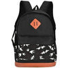 Ladies Girls Boys School Quality Rucksack Water Resistant Backpack - Birds