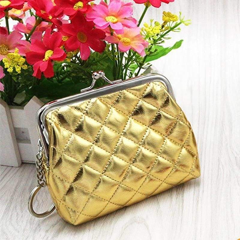 Buy Kiss Lock Clasp Purse Clasp Coin Purse Leather Coin Purse Woman Change  Purse Personalized Gifts Online in India - Etsy