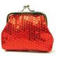 Girls Christmas Sequins Sparkly Coin Purse - Coin Purses by Fashion Accessories