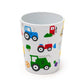 Little Tractors 5 Piece Kids Cup, Bowl, Plate & Cutlery Set - Tableware by Puckator