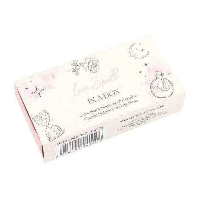 The Fashion Gift Shop: Magic Love Spell in a Box 3 Pink Candles to Manifest Love by Spirit of equinox, Candles