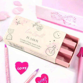 The Fashion Gift Shop: Magic Love Spell in a Box 3 Pink Candles to Manifest Love by Spirit of equinox, Candles