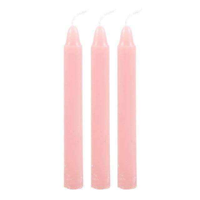 The Fashion Gift Shop: Magic Love Spell in a Box 3 Pink Candles to Manifest Love by Spirit of equinox, Candles