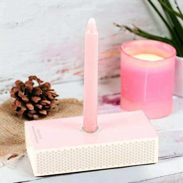 The Fashion Gift Shop: Magic Love Spell in a Box 3 Pink Candles to Manifest Love by Spirit of equinox, Candles