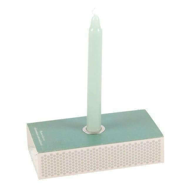 The Fashion Gift Shop: Magic Luck Spell in a Box With Holder Complete Set 3 Green Candles by Spirit of equinox, Candles