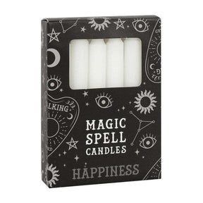 The Fashion Gift Shop: Casting Spell Candles Box of 12 for Manifesting Solid Colours by Spirit of equinox, Candles