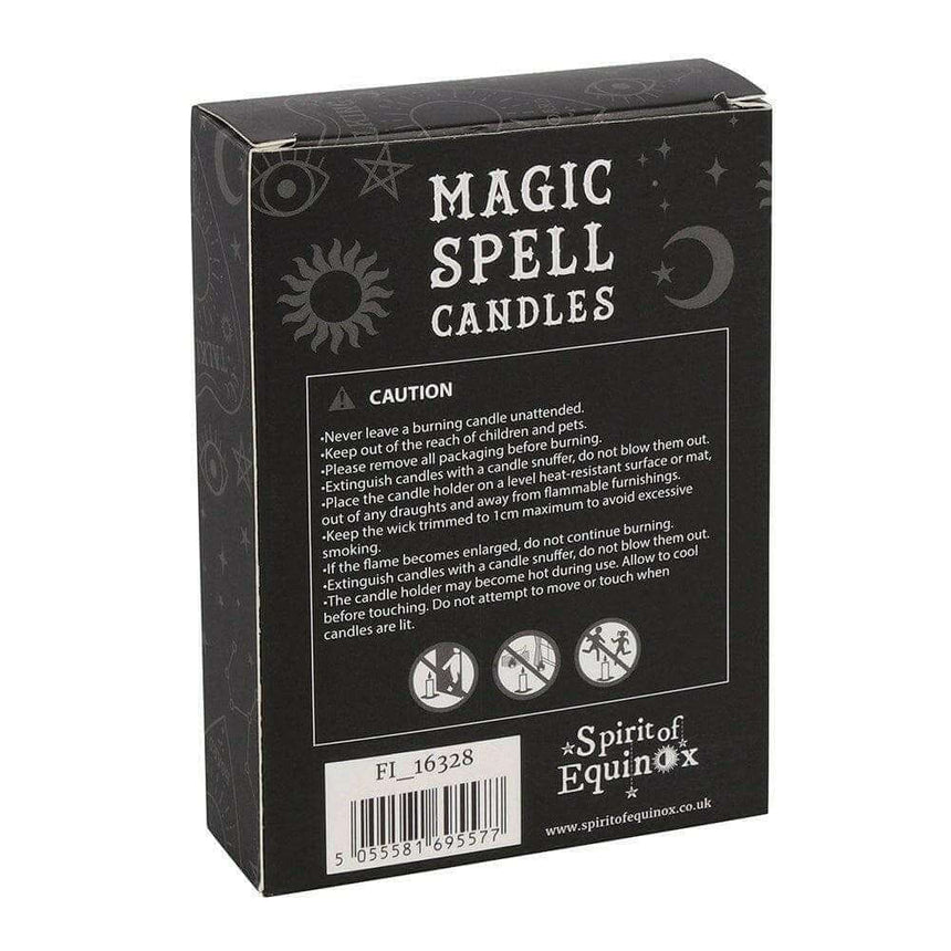 The Fashion Gift Shop: Casting Spell Candles Box of 12 for Manifesting Solid Colours by Spirit of equinox, Candles