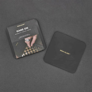 The Fashion Gift Shop: Magnetic Travel Chess Set by Iron and Glory Portable Game by Iron and Glory, chess set