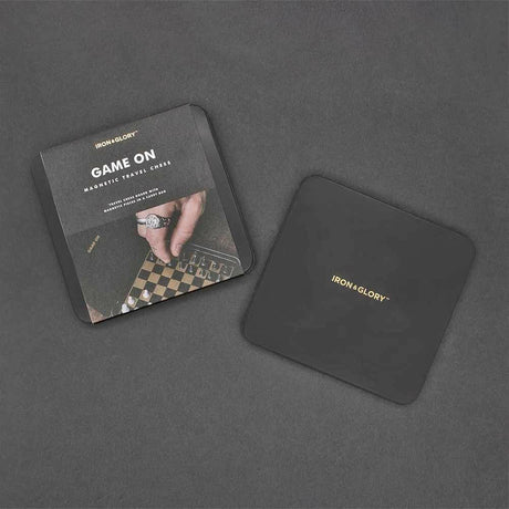The Fashion Gift Shop: Magnetic Travel Chess Set by Iron and Glory Portable Game by Iron and Glory, chess set
