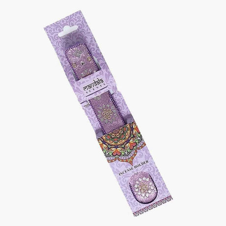 The Fashion Gift Shop: Beautiful incense holder with a sparkling design, 6 assorted colour by Mandala, Incense Holders