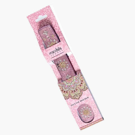 The Fashion Gift Shop: Beautiful incense holder with a sparkling design, 6 assorted colour by Mandala, Incense Holders