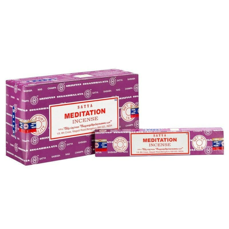 The Fashion Gift Shop: Meditation Incense Sticks by Satya - Vegan - friendly by Satya, Incense Sticks